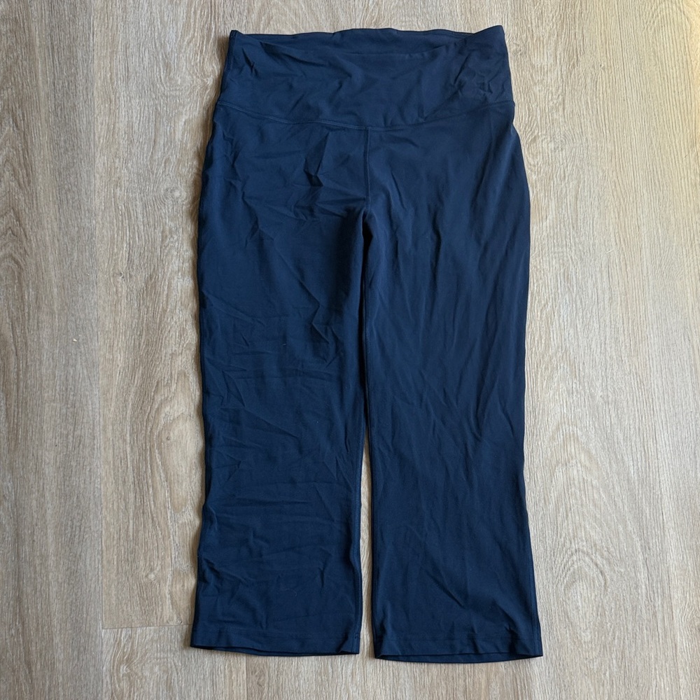 Lululemon Navy High-Waisted Yoga Pants